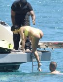 Kourtney Kardashian Big Booty on a Yacht in Corsica