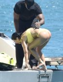 Kourtney Kardashian Big Booty on a Yacht in Corsica