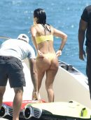 Kourtney Kardashian Big Booty on a Yacht in Corsica