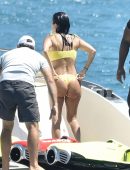 Kourtney Kardashian Big Booty on a Yacht in Corsica