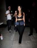 Kourtney Kardashian Sideboobs and Cleavage, Outside Craig's in West Hollywood