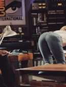 Kristen Bell Booty at MTV News Interview at Comic Con in San Diego