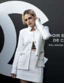 Kristen Stewart at Noir et Blanc de Chanel F/W 19 Makeup Collection, Yachts De Paris