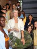 Lena Gercke Leggy at LeGer by Lena Gercke Fashion Show at About You Fashion Week in Berlin