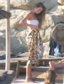 Lorena Rae in Bikini on the Beach in Mykonos