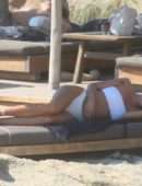 Lorena Rae in Bikini on the Beach in Mykonos