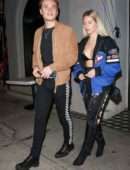 Lottie Moss Leaving Craig’s Restaurant in West Hollywood