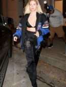 Lottie Moss Leaving Craig’s Restaurant in West Hollywood