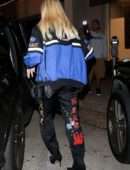 Lottie Moss Leaving Craig’s Restaurant in West Hollywood