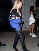 Lottie Moss Leaving Craig’s Restaurant in West Hollywood