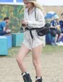 Lottie Moss at Glastonbury Festival 2019 in Pilton