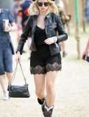 Lottie Moss at Glastonbury Festival 2019 in Pilton
