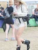 Lottie Moss at Glastonbury Festival 2019 in Pilton
