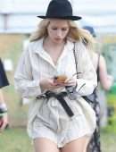 Lottie Moss at Glastonbury Festival 2019 in Pilton