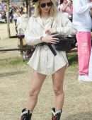 Lottie Moss at Glastonbury Festival 2019 in Pilton