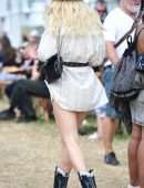 Lottie Moss at Glastonbury Festival 2019 in Pilton