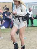Lottie Moss at Glastonbury Festival 2019 in Pilton