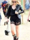 Lottie Moss at Glastonbury Festival 2019 in Pilton