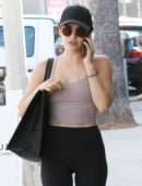Lucy Hale Outside a Gym in Studio City