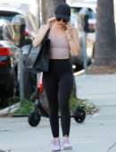 Lucy Hale Outside a Gym in Studio City