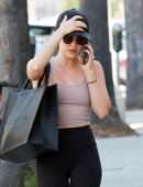 Lucy Hale Outside a Gym in Studio City