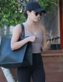 Lucy Hale Outside a Gym in Studio City