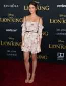 Maia Mitchell at the Premiere of Disney's "The Lion King" in Hollywood