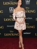 Maia Mitchell at the Premiere of Disney's "The Lion King" in Hollywood