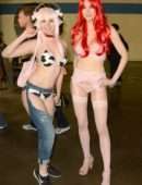 Maitland Ward Booty in Lingerie at Anime Expo