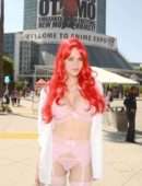 Maitland Ward Booty in Lingerie at Anime Expo