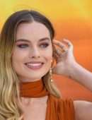 Margot Robbie at the Premiere of "Once Upon a Time... in Hollywood" in London