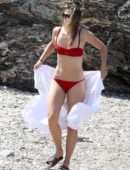 Maria Sharapova Booty in Bikini on a Beach in Italy