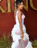Maya Jama at the European Premiere of "The Lion King" in London
