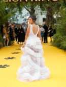 Maya Jama at the European Premiere of "The Lion King" in London