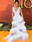 Maya Jama at the European Premiere of "The Lion King" in London