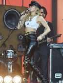 Miley Cyrus Performing Braless on the Pyramid Stage at Glastonbury Festival