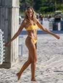 Natalie Roser for Bikini Photoshot at a Beach in Miami