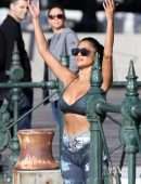 Nicole Scherzinger Practicing Yoga in Sydney, Australia
