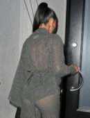 Nicole Scherzinger in See-Through at Craig’s in West Hollywood