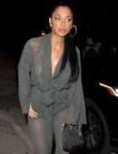 Nicole Scherzinger in See-Through at Craig’s in West Hollywood