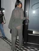 Nicole Scherzinger in See-Through at Craig’s in West Hollywood