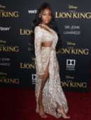 Normani Kordei Upskirt at Premiere of Disney's "The Lion King" in Hollywood