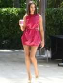 Olivia Culpo Outside the W Hotel in Miami