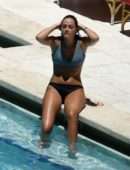 Oriana Sabatini in Bikini at a Pool in Miami