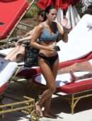 Oriana Sabatini in Bikini at a Pool in Miami