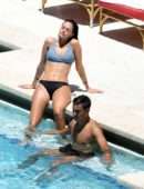 Oriana Sabatini in Bikini at a Pool in Miami