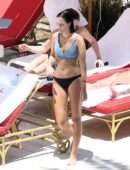 Oriana Sabatini in Bikini at a Pool in Miami
