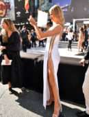 Rosie Huntington-Whiteley at the Premiere of "Hobbs & Shaw" in Hollywood