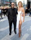Rosie Huntington-Whiteley at the Premiere of "Hobbs & Shaw" in Hollywood