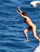 Sara Sampaio in Bikini on Holiday in Capri